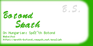 botond spath business card